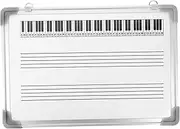 TOGEVAL Educational Symbol Boards Musical Staff Writing Board Whiteboards for Home School Classroom