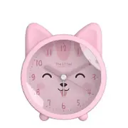 Kids Cute Animal Dog/Cat Alarm Clock Silent Non-Ticking Silicone