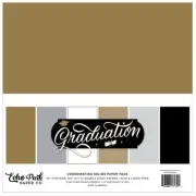 New! Echo Park Paper GRADUATION 12x12 Solids Scrapbook Cardstock Pack