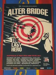 ALTER BRIDGE - 2017 Australian Tour - Laminated Promotional Poster
