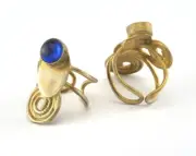 Ring Adjustable Ring Bezel - Raw brass 18mm 7.5US inner size - Adjustable 2837