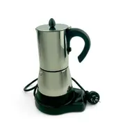 4Cups Electric Espresso Moka Coffee Maker Italian Classic Stainless Steel