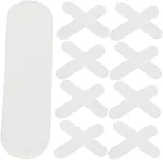 Generic 50pcs Nail Display Board Nails and False Nails Tool Boxes Pencil Nail Art Brush Nail Art False Nails Clip Flat Neat Bangs Tool Nail Art Brush Nails Nail Rack Transparent Acrylic