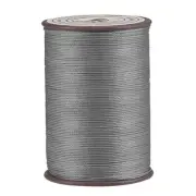 Thin Waxed Thread 175 Yards 0.45mm Dia Polyester Wax-Coated Cord Light Grey