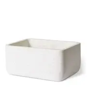 E Style Terrazzo Miles 55cm Rectangle Planter w/ Hole Plant Pot Decor White