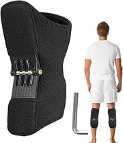 Power Knees Brace Joint Support,Adjustable Breathable Spring Loaded Knee Brace - Adjustable Power Lift Spring Knee Brace for Hiking, Cycling, Volleyball Zankie