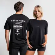 [TWL] TWL - OVERSIZED T-SHIRT - ENDORPHINS - TRIPLE BLACK