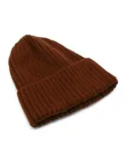 [Morgan & Taylor] Mia Wool-Blend Beanie in Chocolate Brown