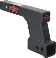 TOPTOW Trailer Receiver Hitch Extender Adapter 6" Drop/Riser, 8" and 10" Extension Length, 2" Shank, 7500lbs Towing Capacity, Matte Black…