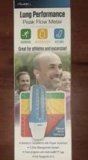 Quest AsthmaMD Lung Performance Peak Flow Meter Great For Athletes & Excercise