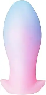 Anal plug glowing butt plug soft silicone anal butt plug giant monster fantasy dragon knot silicone dildo for woman men(XL)