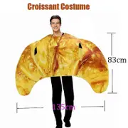Couple Pizza Croissant Donut Strawberry Avocado Tuna Toast Fancy Dress Costume 2023 Food Halloween Costume For Adult High Quality
