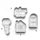 Housewarming House warming Cookie Cutter embosser Stamp Fondant Set high Quality