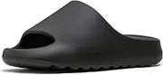[Hsttgsr] Pillow Slippers for Women and Men, EVA Anti-Slip, Super Soft, Quick-Drying Comfort Cloud Slides for Showers, Lightweight Spa Massage Summer Sandals for Adults, Indoor and Outdoor, Black, 8