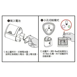 萬事捷 AS-66 大小通吃 電動削筆機 削鉛筆機