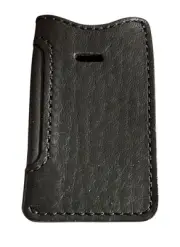 Black Leather Lighter Case for S.T. Dupont Slim Lighter - New