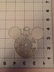 Universal Metal Die Cut Tool Disney Mickey Mouse Christmas Ornament Snowflake
