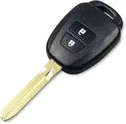 FLJKCT Modified Original 2 Buttons Key Protective Shell Folding Flip Remote Key Shell Case,for Toyota Corolla Camry Reiz New RAV4 Crown