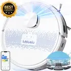 Robot Vacuum Mop 4000Pa Lidar 2-in-1 App Alexa Pet Hair Carpet SL60D White