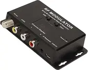 RF Modulator, TV Link Modulator, RF Modulator Professional AV to RF Convertor Modulator Channel RF with IR Repeater for Set Top Box DVR DVD