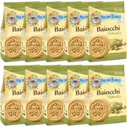 Mulino Bianco Baiocchi Pistacchio Biscuits 240g 10 Pack Bulk