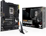 ASUS TUF Gaming H770-PRO WiFi Motherboard Socket Intel LGA 1700 (Intel H770, ATX, PCIe 5.0, DDR5 Memory, 4X PCIe 4.0 M.2, Intel WiFi 6, Aura Sync)