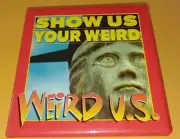 Rare Weird NJ Pin Back Button Promo Promotional Weird U.S.