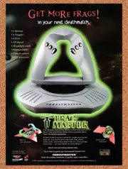 1997 Thrustmaster Frag Master Gaming Mouse Original Ad / Retro Wall Art v4
