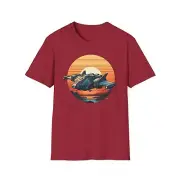 Futurized Spaceships 1 Unisex Softstyle T-Shirt