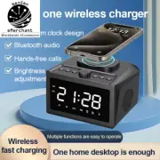 S31 Bedside Alarm Clock with USB Charger, Bluetooth, FM Radio, LED Display