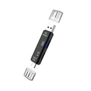 Bakeey 3-in-1 Type-C Micro USB TF SD OTG Multi-Function Adapter For Macbook Laptop Computer 01 COLOR