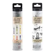 Tim Holtz Idea-ology Collage Paper Palette & Photographic + Handmade Stickers