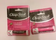 2 Chapstick Classic Cherry .15 oz 4g. Each Sealed Package