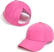 [YAMEE] Baseball Cap, Ponytail for Children, Baseball Cap for Girls, Soft, Breathable, Sun Hat, Children, Summer, UV Protection, Baseball Cap, Children, Sports, Leisure, Hat Children, Simple, Stylish