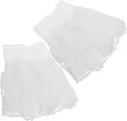[WATIIFUFU] Elegant Lace Hand Gloves Photo Gloves Fluffy Wrist Cuffs for Wedding and Dress Sleeves