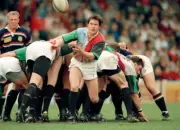 Nick Walshe in action for Harlequins during the Courage League- Old Rugby Photo