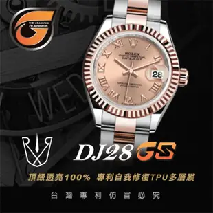 【RX-8】RX8-GS第7代保護膜 勞力士ROLEX-Datejust 含鏡面、外圈 手錶貼膜(Datejust)