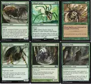 Mono Green Spider Deck - Arachnus - Silklash - 60 Cards Magic The Gathering MTG
