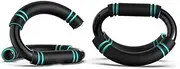 Push Up Bars Pushup Handle Stands with Comfortable Foam Grip and Non-Slip Handles Set - S Shape for Men and Women Workout Pushup Training Program
