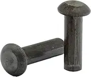 Iron Half Round Head Rivet M4 M5 M6 M8 M10 M12 M14 M16 Diameter Size Solid Percussion Fasteners Button Type GB867 Standard - (Size: M16 (2pcs), Length: 50mm)