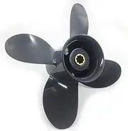 ARKDOZA 4 Blade Aluminum Propeller 9-1/4x10 RH Prop 8 Tooth BF8/9.9/15/20HP RH Prop 58130-ZV4-010AH for Honda Outboard Boat Motor Engine