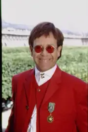 Elton John Officer Of Arts And Literature 1993 Historic Old Photo
