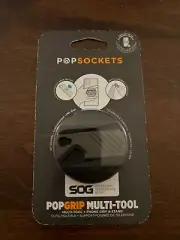 POPSOCKETS POPGRIP SOG MULTI TOOL Phone Grip & Stand, SEALED