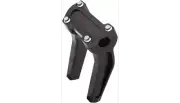 Thrashin' OG Risers 6.5" Black Aluminum Pair Top Clamp 1" Harley Softail 18-21