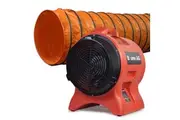 Baumr-AG 300mm (12 inch) Portable Axial Air Mover Blower Fan with 10m Ventilation Duct