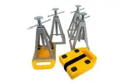 Caravan Aluminium Stabilisers & Jack Pads Set, RV Stabilizer Corner Steadies