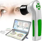 Eye Iridology Camera,Hd 12 Million Pixel Iris Detector,Manual Focus/Autofocus Iris Lens and Driver Free Analysis Software High Resolution Usb2.0 Interface Led Left/Right Light Switch,Manually