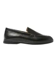 [Easy Steps] Orlando Flat Shoes in Black Leather