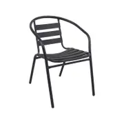 Marquee Black Aluminium and Steel Bistro Chair