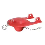 Korky Flapper, Fit 100BP Korky 100BP Flush Valve: 2" 049057104064 Rubber and